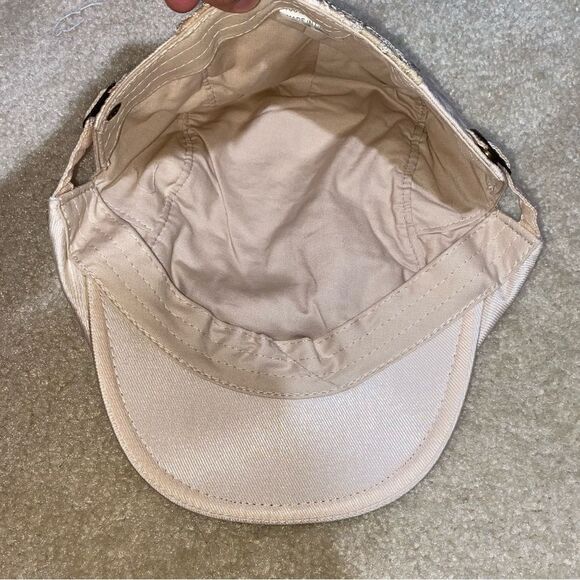 Y2K 2000s Bedazzled Charming Charlie Cap with Bow - Picture 2 of 3